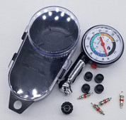 Манометр механический A2DM, кейс + набор золотников с колпачками + экстрактор